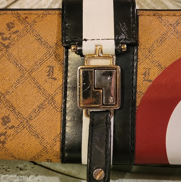 L.A.M.B. by Gwen Stefani Bullseye Wallet Pocket Book Luxury Designer #574 - Picture 11 of 13